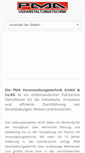 Mobile Screenshot of pma-eventtechnik.de